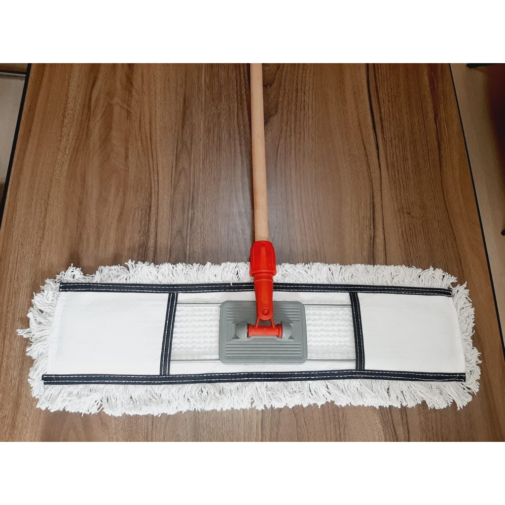 60 cm Mop Paspas Takımı Hastane Işyeri Temizliği Için Geniş Temizleme Yüzeyi Toz Toplamaya Yardımcı - Beyaz - Gri Araca Özel Paspaslar Fiyatı