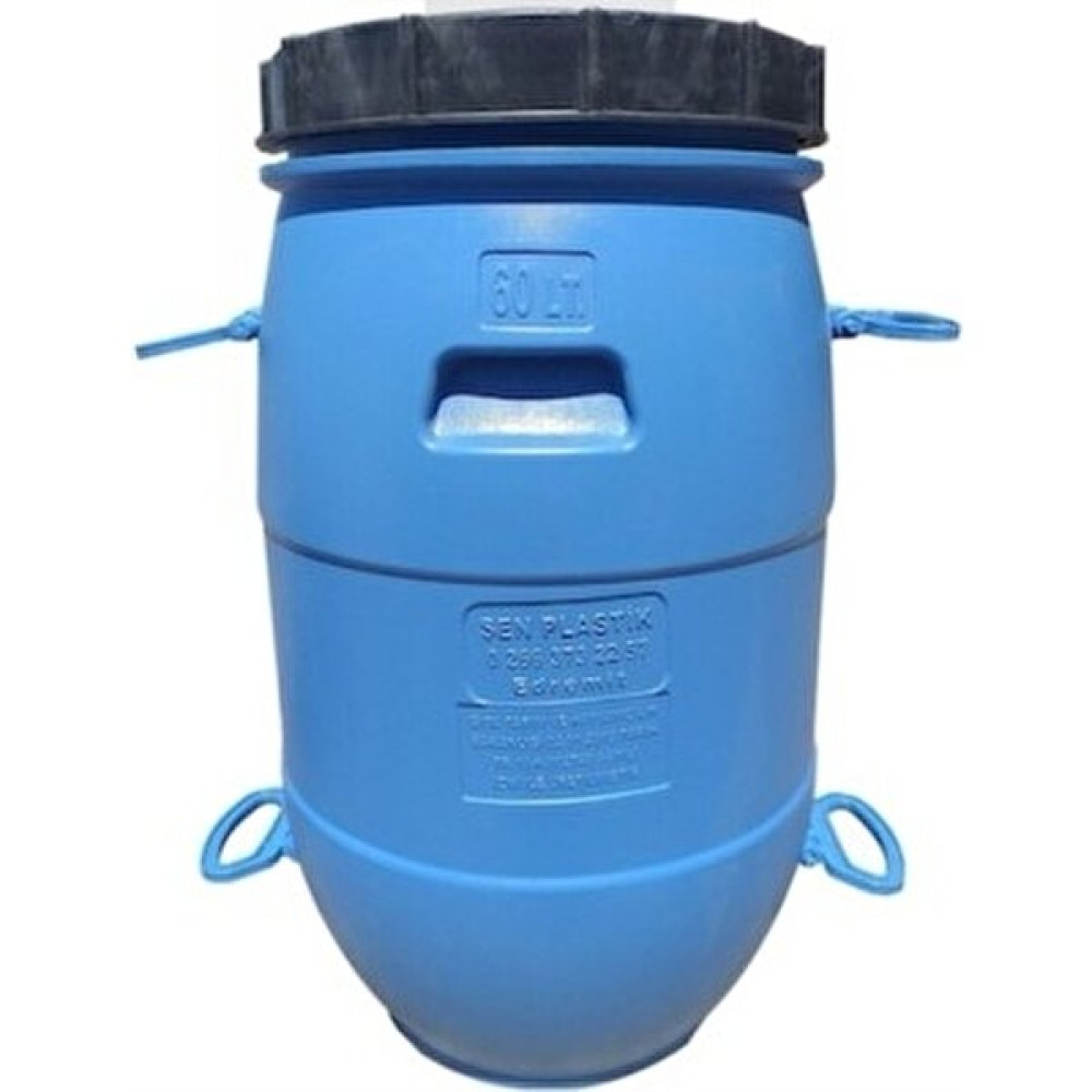 60 Lt Litre Varil Oval Içi Beyaz Plastik Yağ Zeytin Turşu Bidon Saklama Kapları Fiyatı