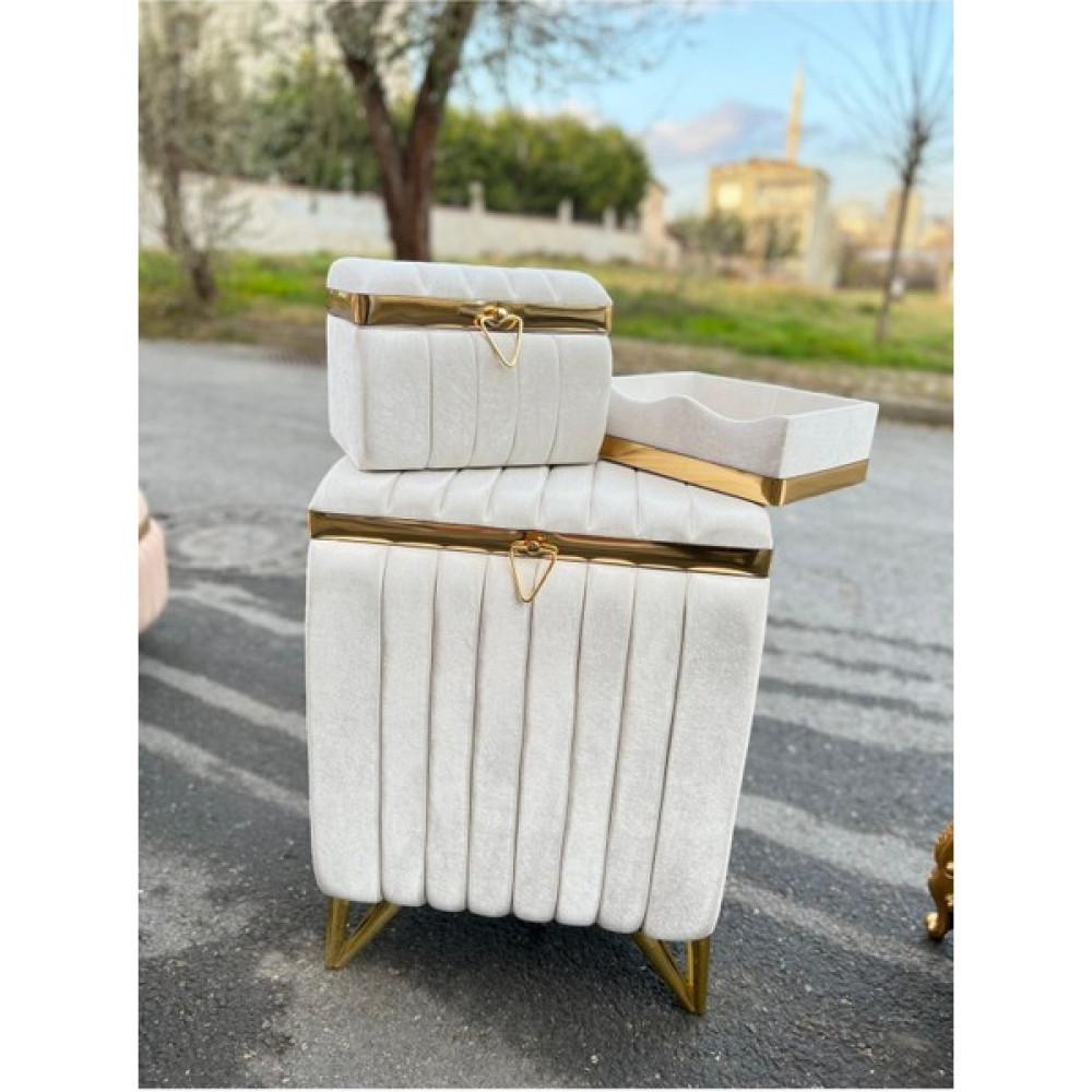 60 x 90 Kirli Sepet Ahşap Beyaz 0-19 L - 0 Sepet Fiyatı