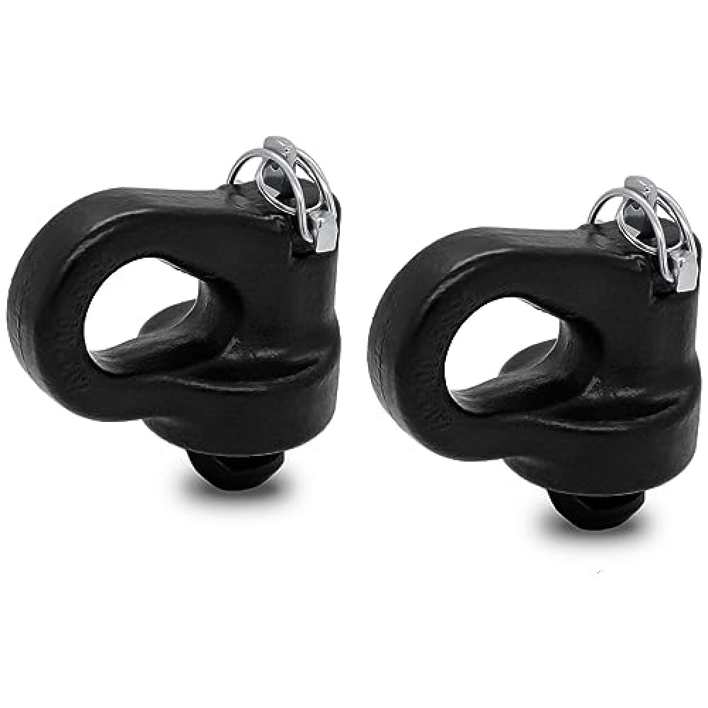 60691 Puck System Gooseneck Hitch Safety Chain Anchors, Compatible with 2013-2025 Ford F250 F350 F450, 2016-2025 Chevrolet Silverado, GMC Sierra & 2016-2024 Nissan Titan XD, 38000 lbs GTW, 2 PCS