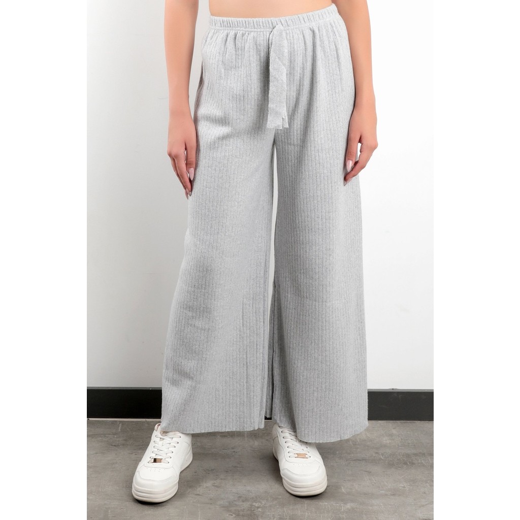 6140 Kadın Bol Paça K.Korse Alt Gri - 6140 Kadın Pijama Fiyatı