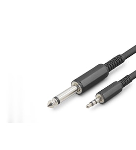 6.35Mm To 3.5Mm Gitar Kablosu 5 M - Siyah HDX1078 Cep Telefonu Kablosu Fiyatı
