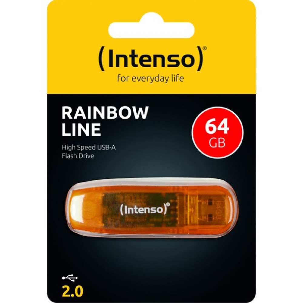 64GB Usb2.0 3502490 Rainbow Line Intenso Flash Bellekler Fiyatı