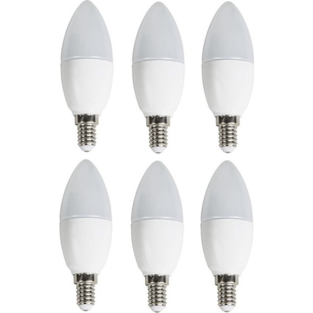 6'lı 8 W CT-4083 LED Ampul-İnce E14 Duy-Avize Ampülü-Gün Işığı 3200K - 1 - 10 W - Gün Işığı Led Aydınlatmalar Fiyatı