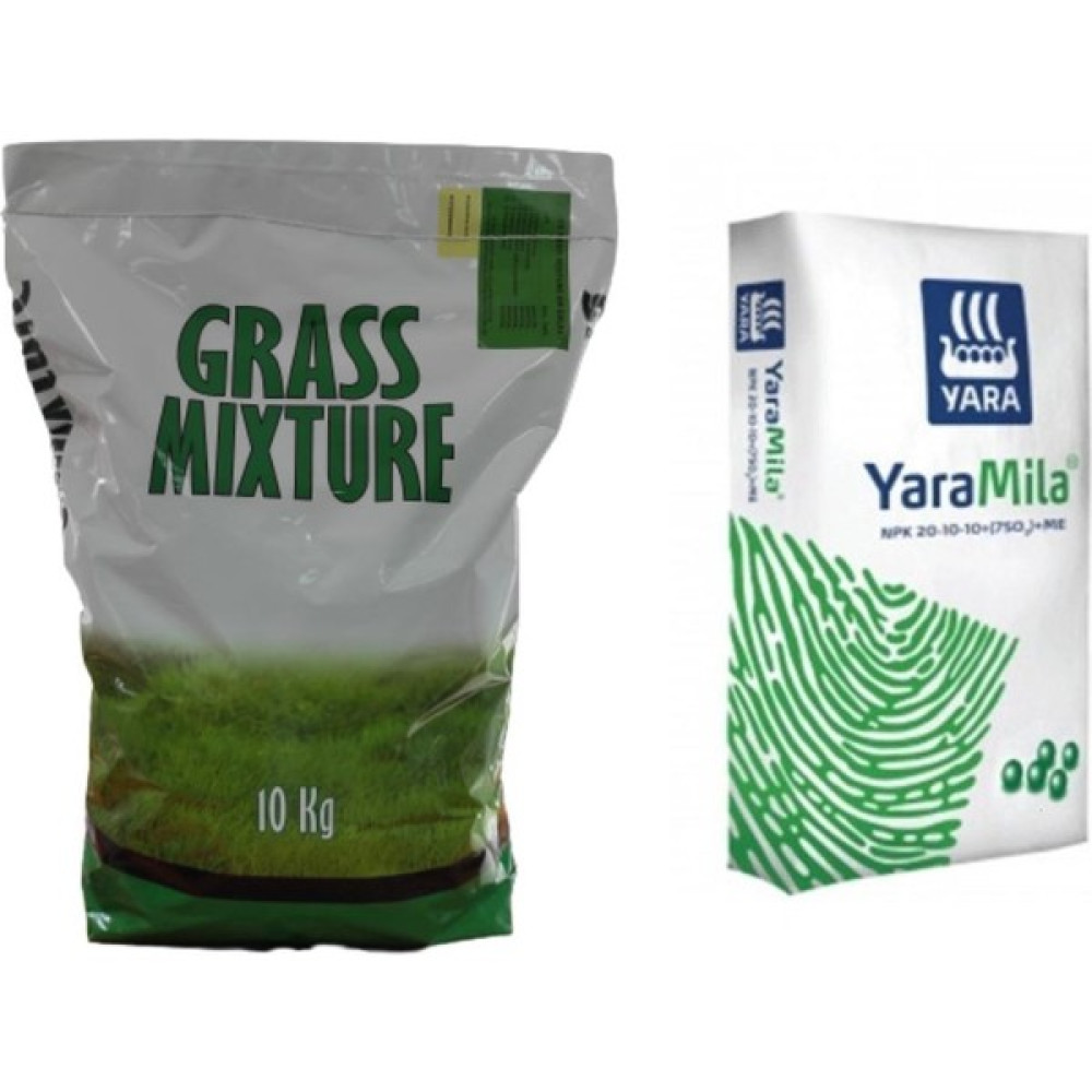6'lı Karışım Çim Tohumu - 10 kg + Çim Gübresi - 10 kg - 20 kg Tohum Fiyatı