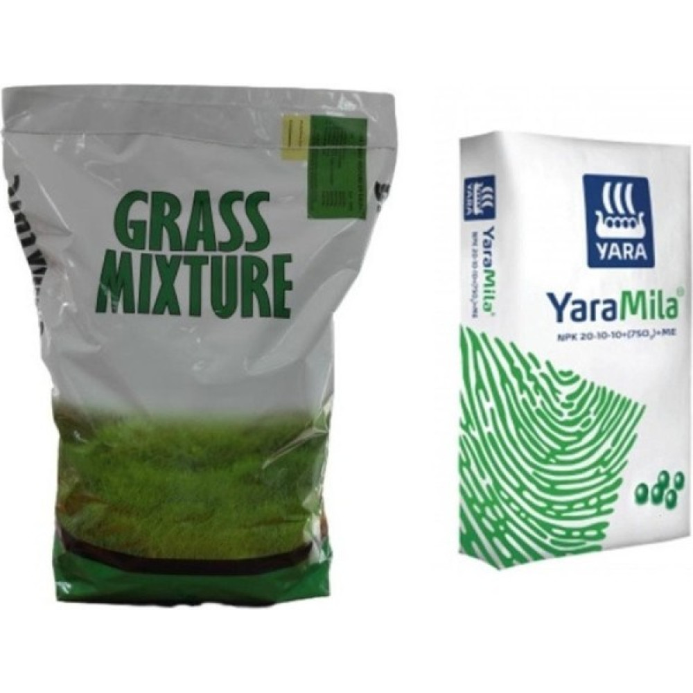 6'lı Karışım Çim Tohumu - 5 kg + Çim Gübresi - 5 kg - 10 kg Tohum Fiyatı