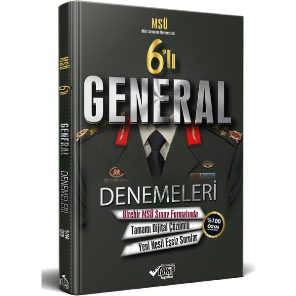 6’lı Msü General Denemeleri - 2024 Alımlarına Özel Hazırlık -Tamamı Dijital Çözümlü Ders Sınav Kitapları Fiyatı