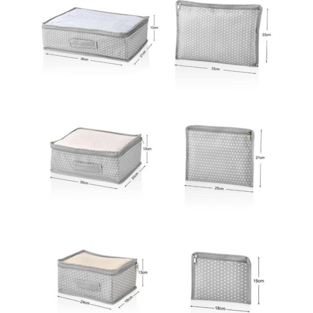 6'lı Valiz ve Bavul Düzenleyici Set * Fileli - Puantiyeli * Çanta (Outdoor) Fiyatı