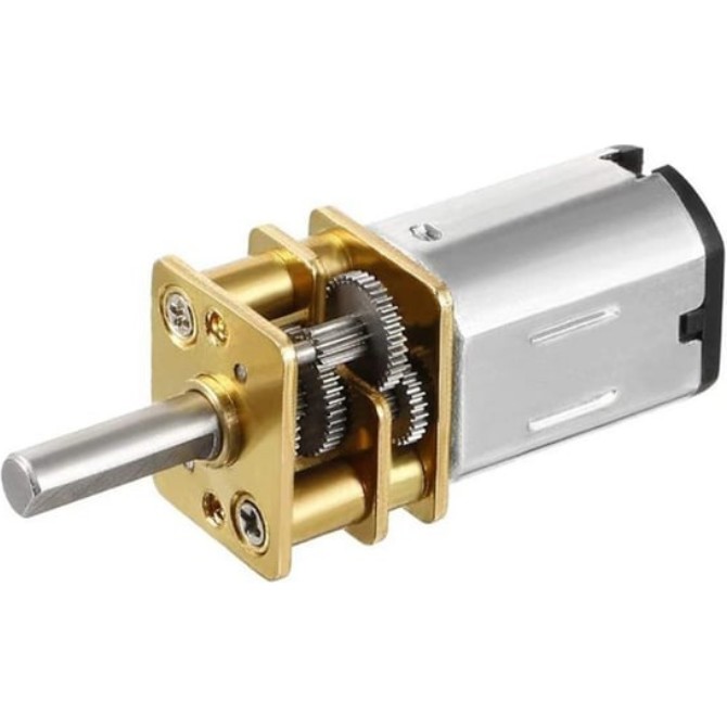 6V 12MM 50 Rpm Redüktörlü Mikro Dc Motor Hobi Elektroniği Fiyatı