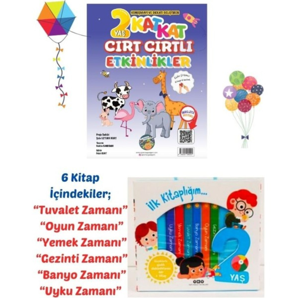 7 Adet Kitap- 2 Yaş Cırt Cırtlı Etkinlikler ve Yapıkredi Yayınları Yky 2 Yaş Kutulu Kitap Seti Okul Öncesi Eğitici & Öğretici Kitaplar Fiyatı