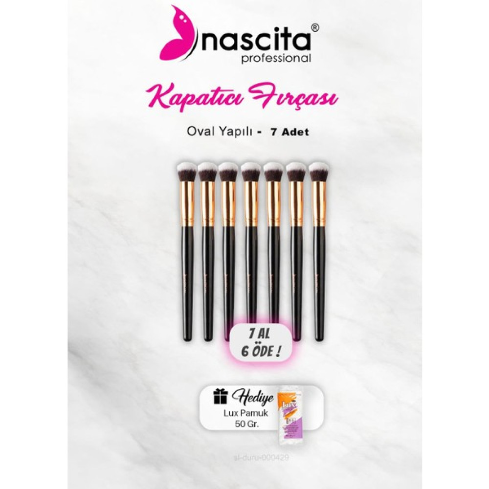 7 Al 6 Öde Nascita Oval Yapılı Kapatıcı Fırçası, Pamuk Hediyeli Oto Boyaları Fiyatı