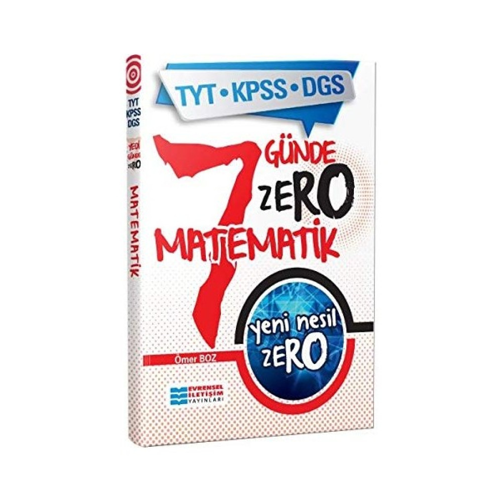 7 Günde Zero Matematik - Ömer Boz KPSS Fiyatı