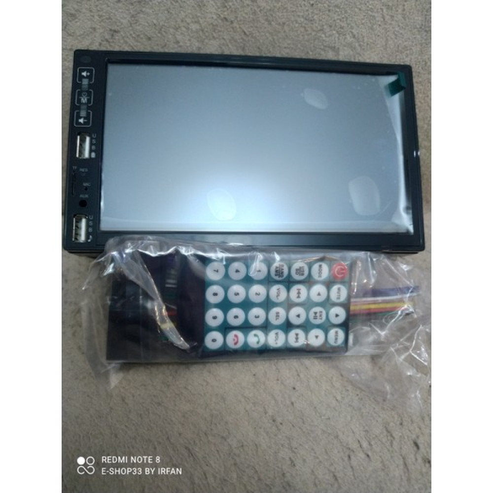 7 Inc full dokunmatik ekran ve Windows Win-Ce Sistem Tft 2Usb-Sd-Bluetooth Double 2Din ekran Oto mp5 Teyp - Gri Oto Teypleri Fiyatı