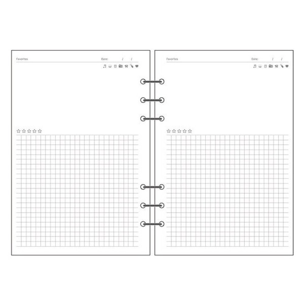 7 Okuma Notları Reco A6 Aylık/haftalık/günlük Spiral A6 A5 A7 B5 A4 Halkalı Defter Günlük Kağıdı, Filofax Düzenleyici Dolgu (Yurt Dışından) - Renkli Spiralli Defter Fiyatı