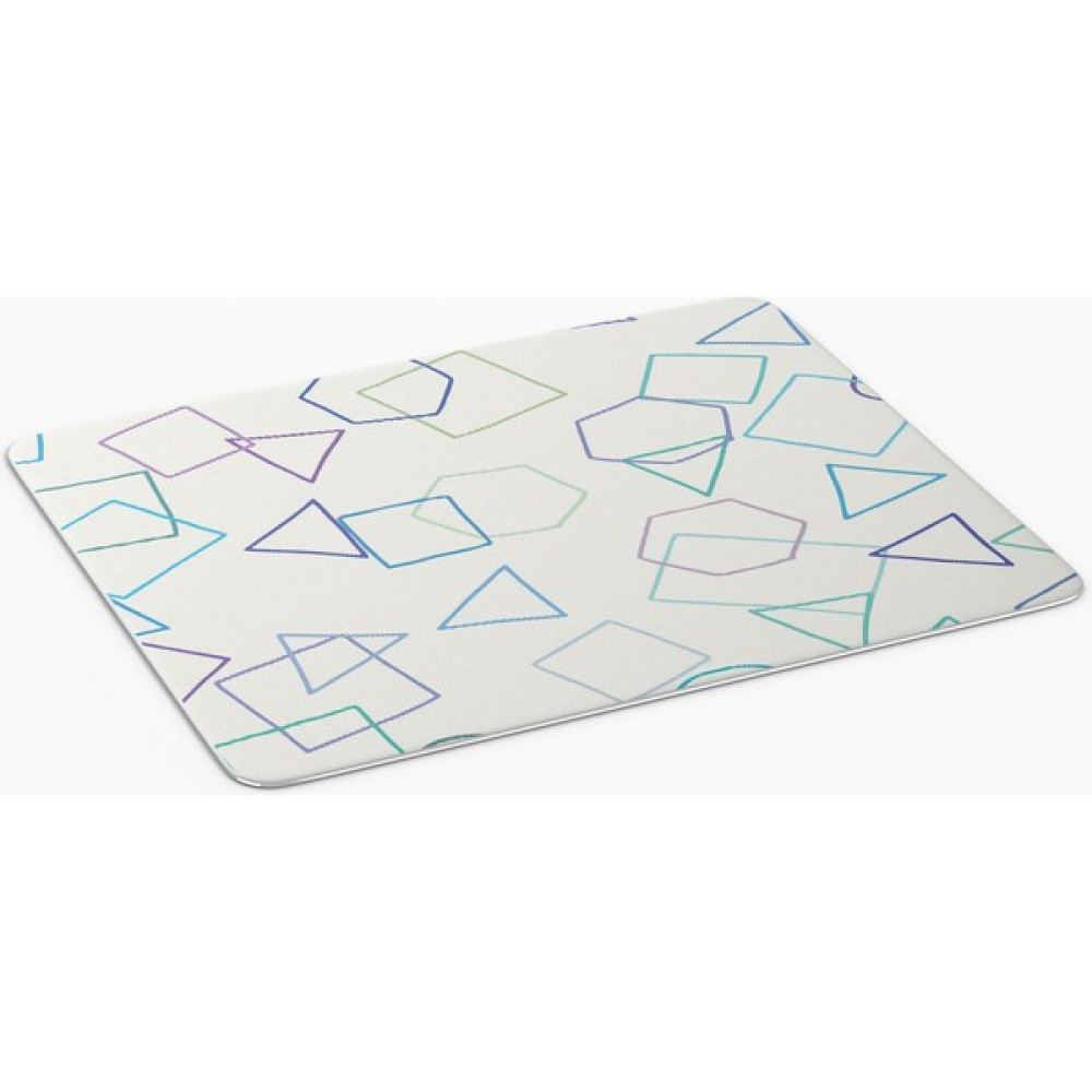 7 Renk Dekor Geometrik Şekiller Kare Baskılı Mouse PAD-528 - Renkli Mouse Pad Fiyatı