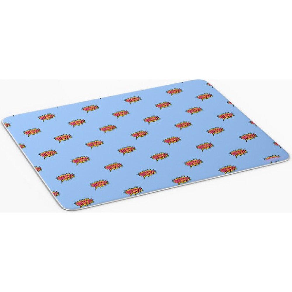 7 Renk Dekor Popart Best Yazılı Kare Baskılı Mouse Pad-7 - Renkli Mouse Pad Fiyatı