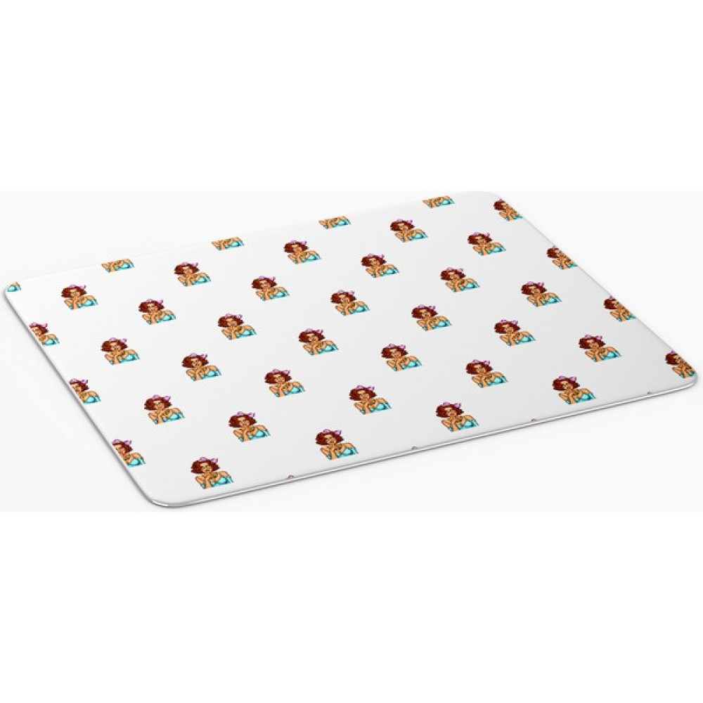 7 Renk Dekor Popart Kadın Kare Baskılı Mouse Pad-20 - Renkli Mouse Pad Fiyatı