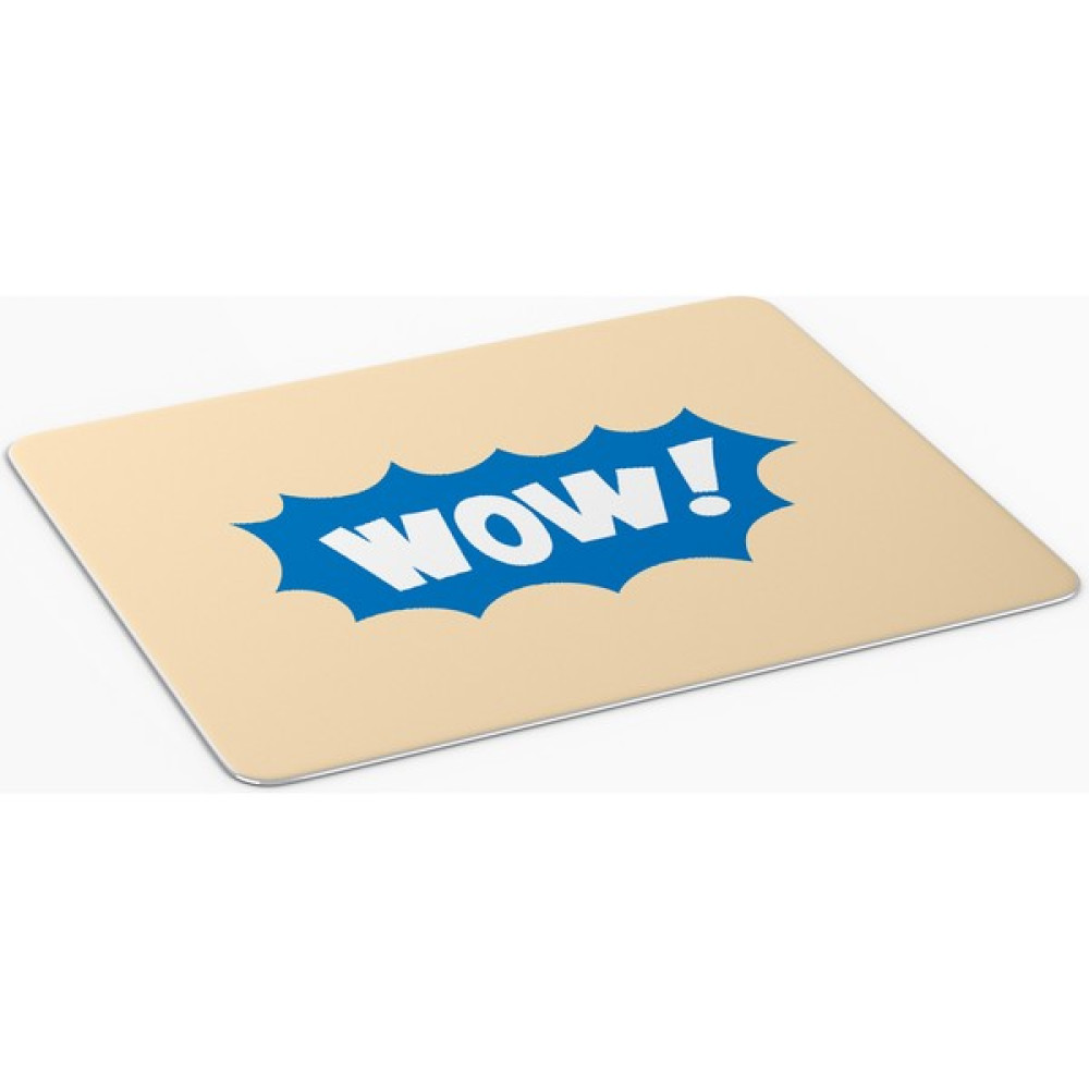 7 Renk Dekor Popart Wow Yazılı Kare Baskılı Mouse PAD-247 - Renkli Mouse Pad Fiyatı