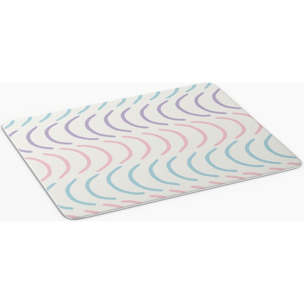 7 Renk Dekor Yarım Daireler Kare Baskılı Mouse PAD-539 - Renkli Mouse Pad Fiyatı