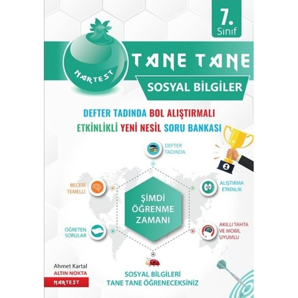 7. Sınıf Yeşil Defter Tadında Tane Tane Sosyal Bilgiler Sosyal Bilgiler Fiyatı