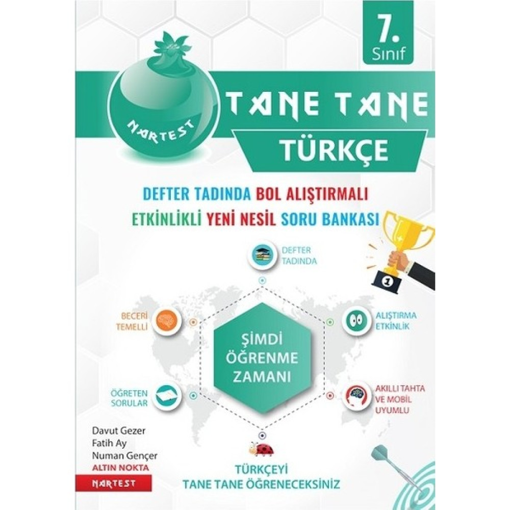 7. Sınıf Yeşil Defter Tadında Tane Tane Türkçe Türkçe Fiyatı