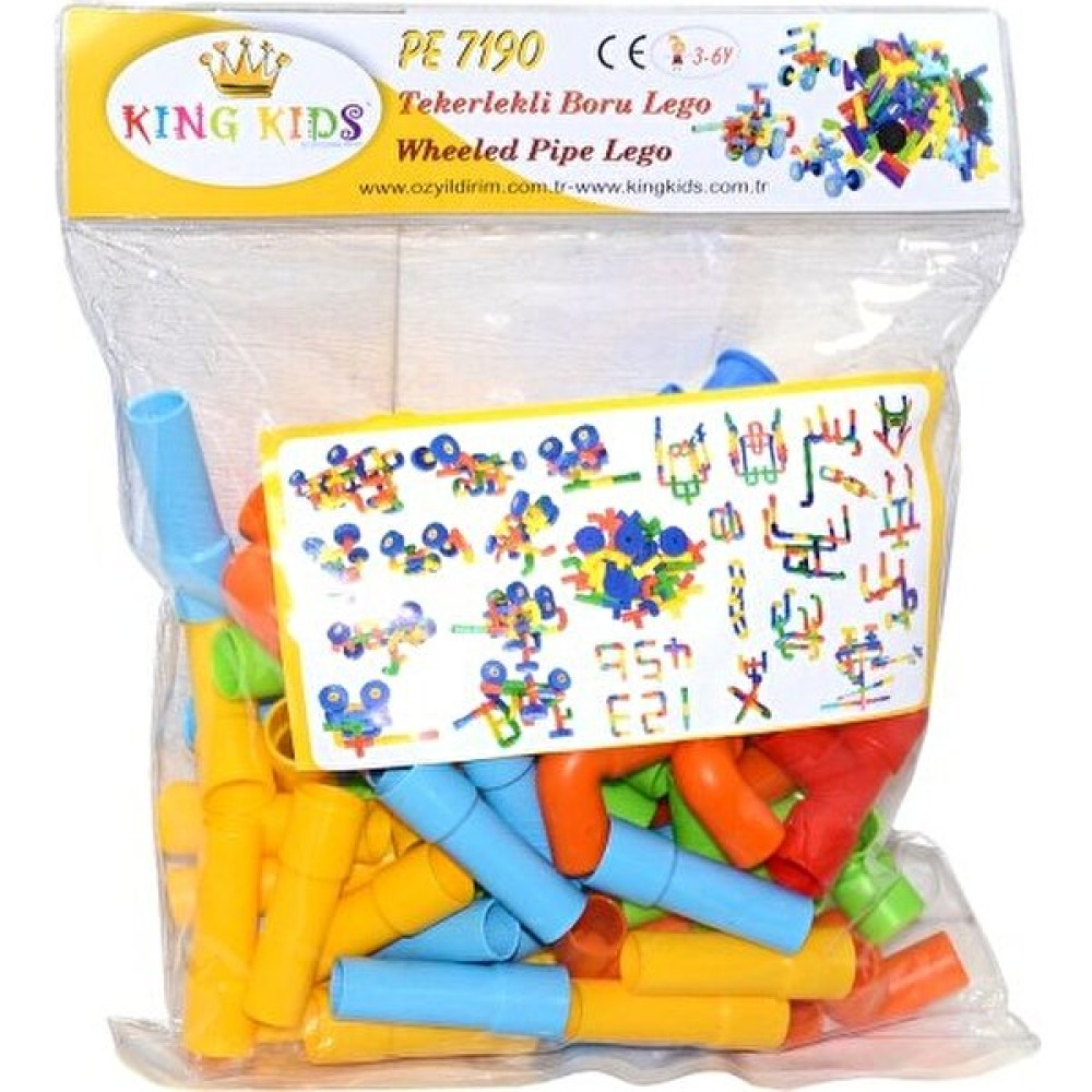 7190 Tekerlekli Boru 72 Parça -5105 Legolar ( Yapım Oyuncakları ) Fiyatı