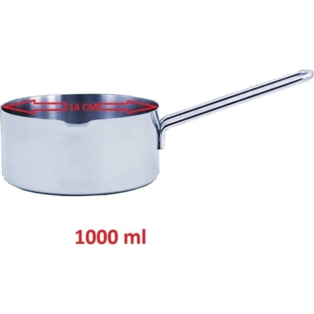 724 Home 724HOME 14 cm Sütlük ve Sosluk, Çelik Cezve, Kaçerola, Yumurta Kaynatma 1000 ml Cezve Takımları Fiyatı