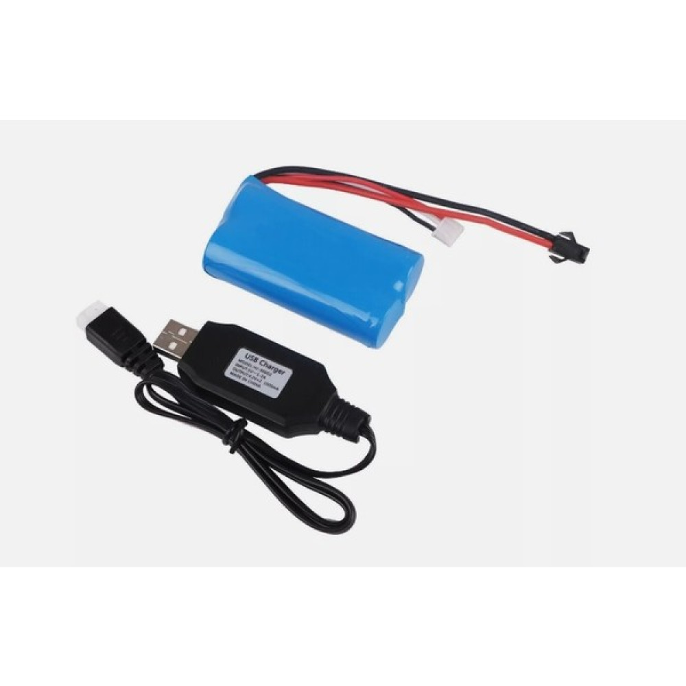 7.4V 1500 Mah 18650 Li-On Oyuncak Bataryası ve USB Şarj Diğer Fiyatı