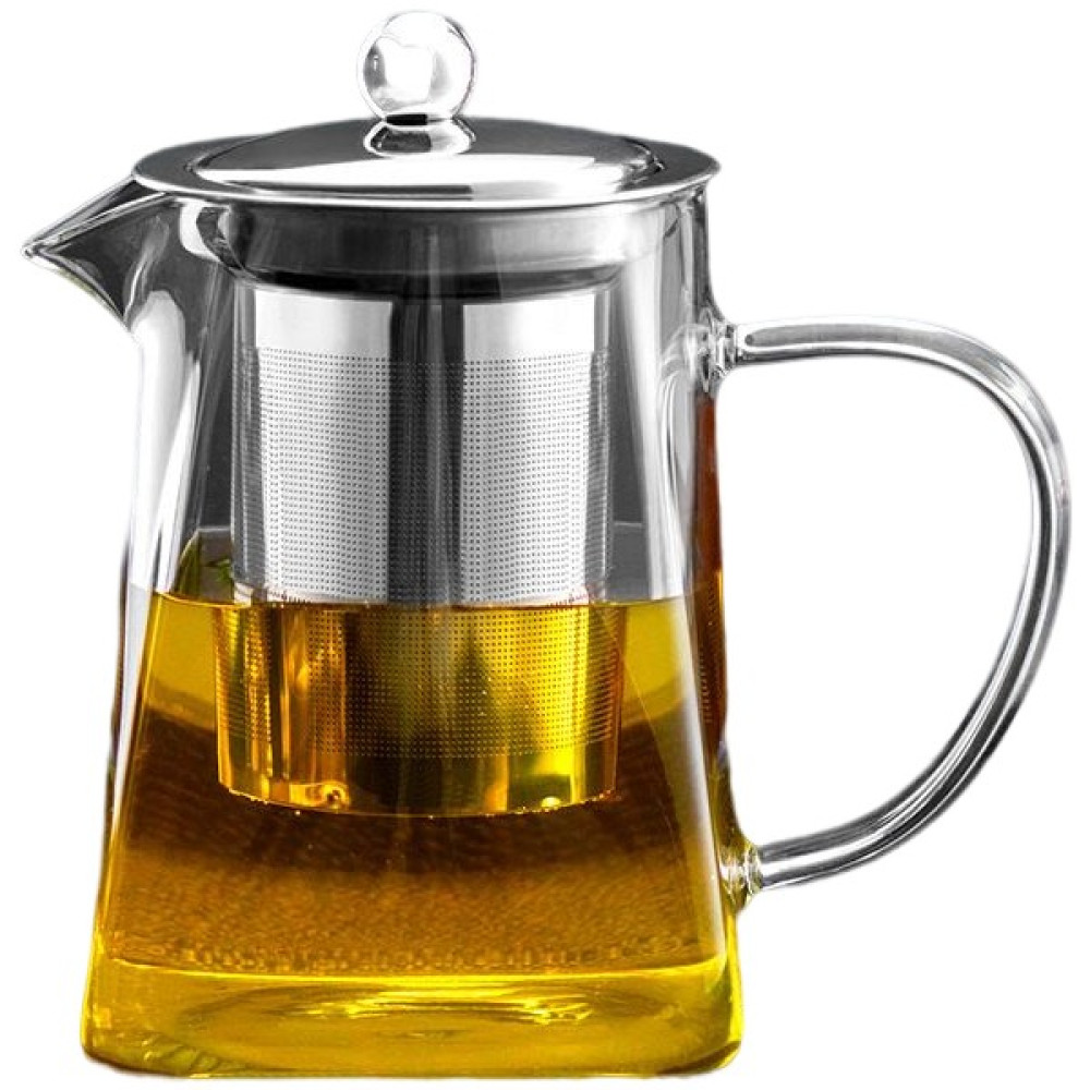 750ML Süzgeçli Yüksek Borosilikat Isıya Dayanıklı Kalın Cam Çaydanlık (Yurt Dışından) Çay / Çaydanlık Setleri Fiyatı