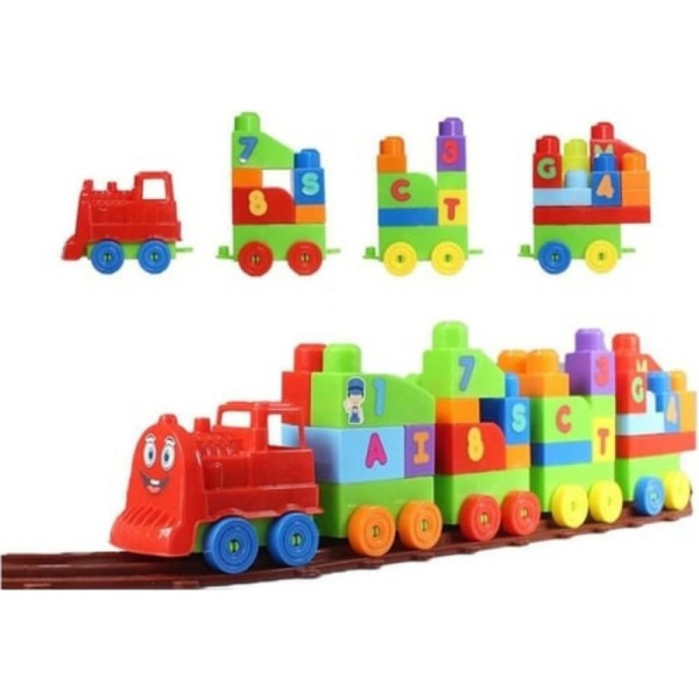 77 Parça Tren Istasyonu Alfabe Sayı LEGO Blok Eğitici Oyuncak Seti - Set Legolar ( Yapım Oyuncakları ) Fiyatı