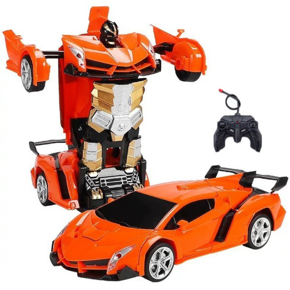 77 Shop 1:18 Transformers 5 King Kong Oyuncağı Dönüştürme Robotu Çocuk Oyuncağı Uzaktan Kumandalı Araba (Yurt Dışından) - Turuncu Oyuncak Araç Fiyatı