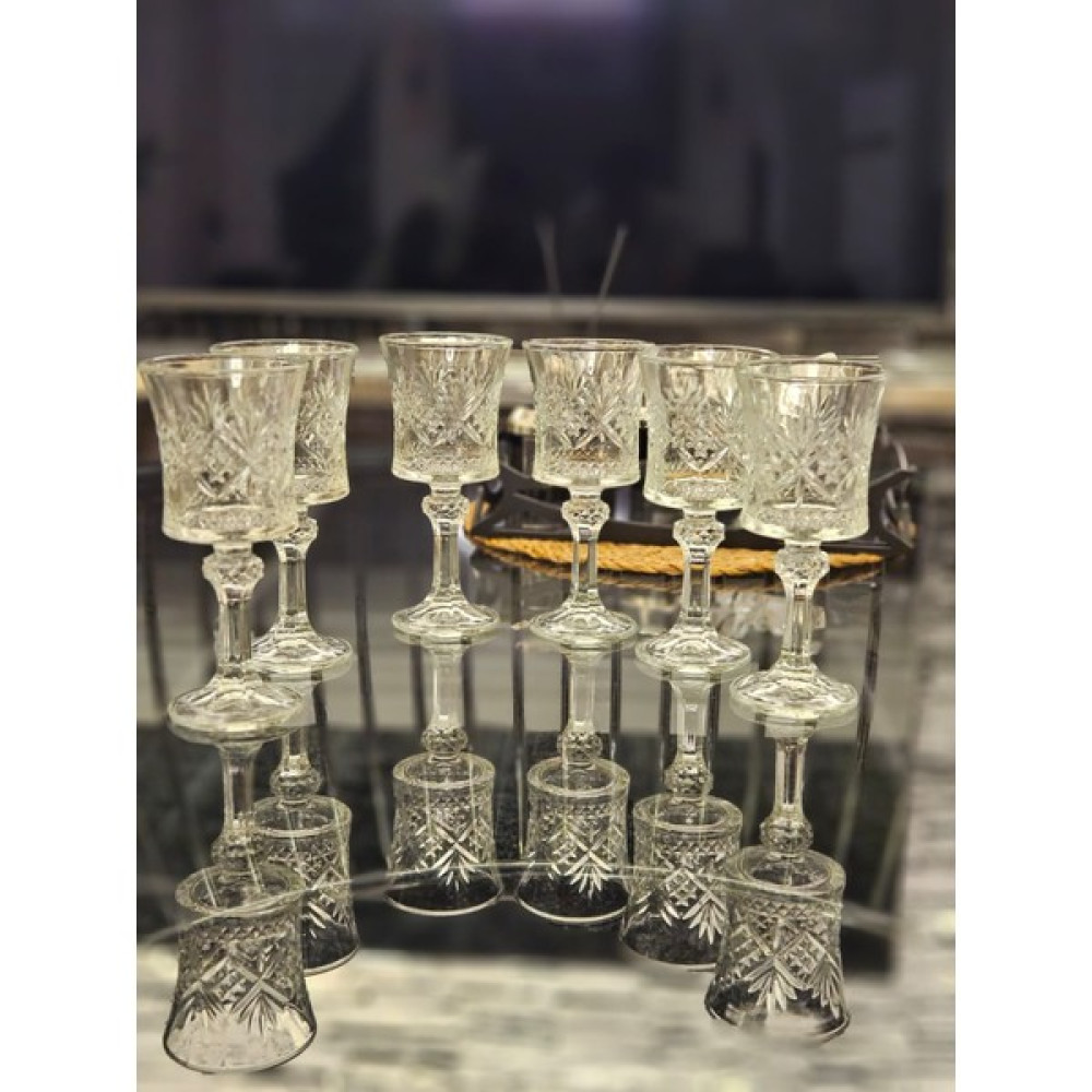 777home Almarandi Meşrubat ve Kahve Yanı Su Bardak 6’lı Berlin Stemware - Şeffaf Fincan / Bardak / Kahve Takımı Fiyatı