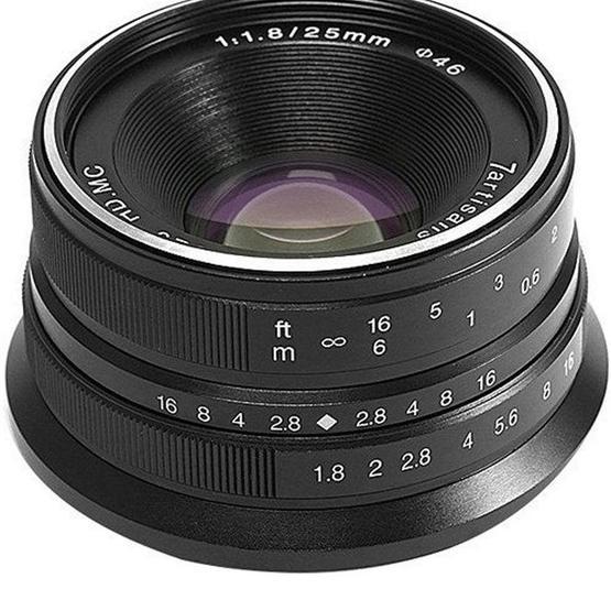 7artisans Panasonic-Olympus M43-Mount 25 mm F1.8 Manual Focus Prime Fixed Lens Objektif & Lensler Fiyatı