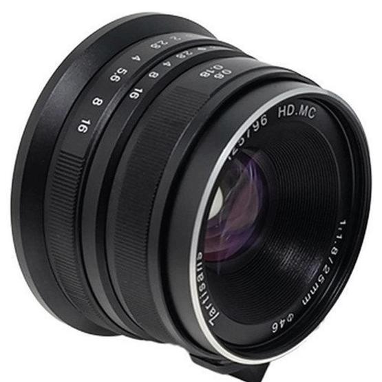 7artisans Panasonic-Olympus M43-Mount 25 mm F1.8 Manual Focus Prime Fixed Lens