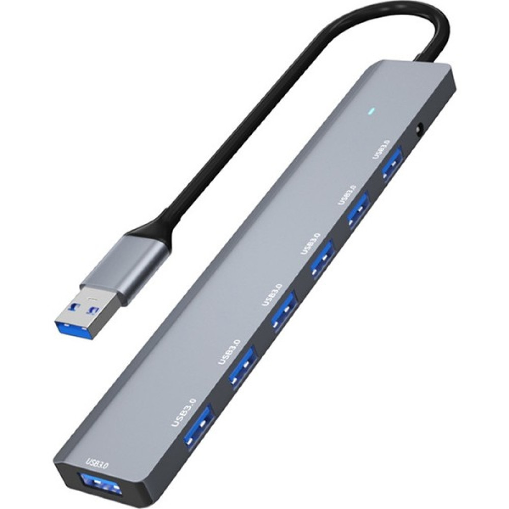 7in1 USB To USB Çoklayıcı 7 Port Usb3.0 Hub Power Güç Destekli 5gbps High Speed Bilgisayar Çevirici ve Adaptörü Fiyatı