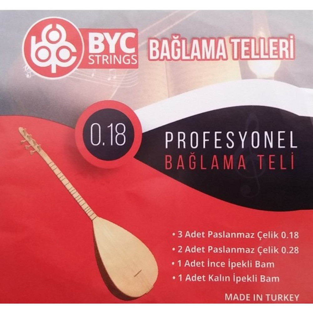 7nota BYC18 Kısa Sap Bağlama Teli Takım Profesyonel 0.18 Kısa Sap Saz Teli Müzik Aleti Aksesuarları Fiyatı