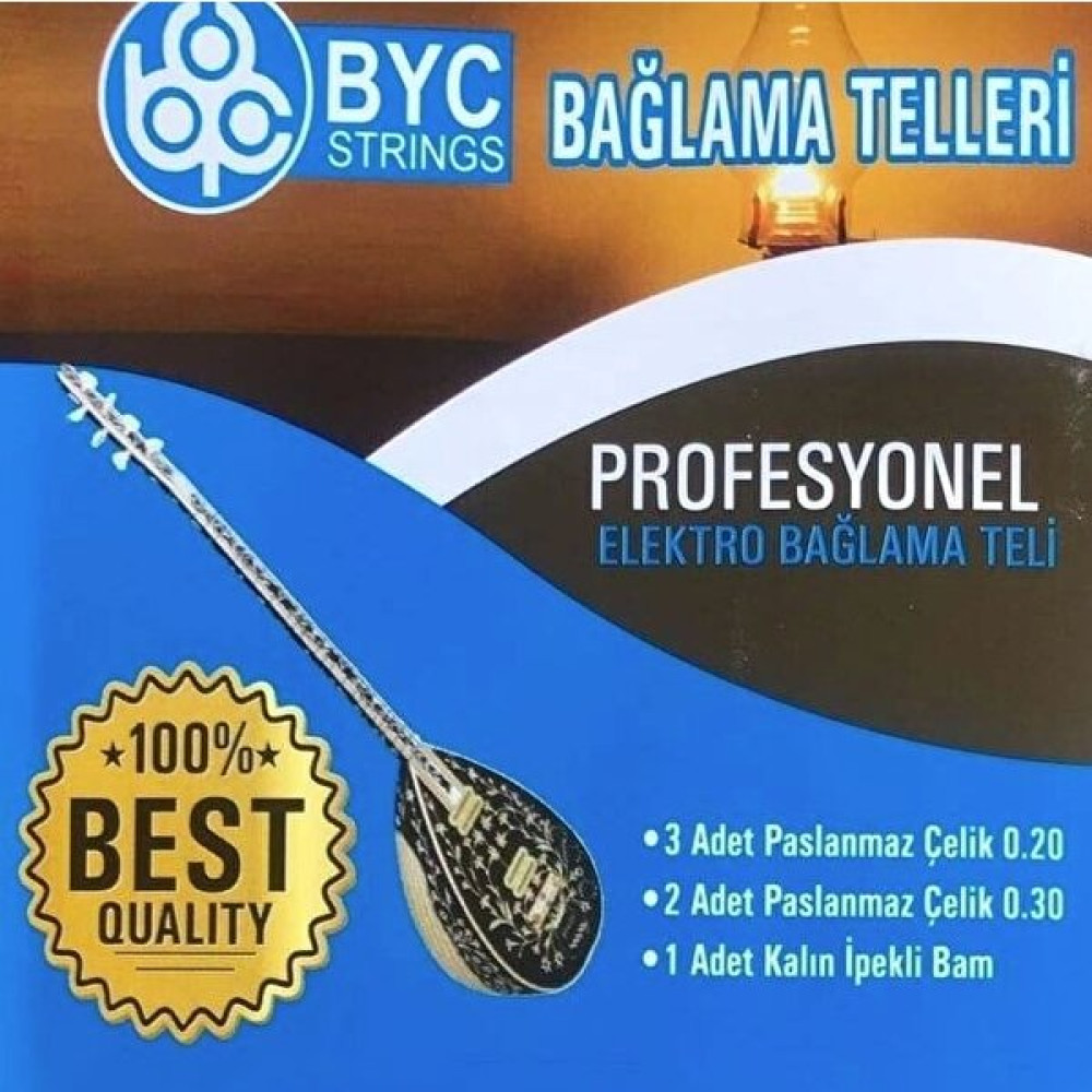 7nota BYC20E Elektro Bağlama Saz Teli Takım 0.20 Müzik Aleti Aksesuarları Fiyatı