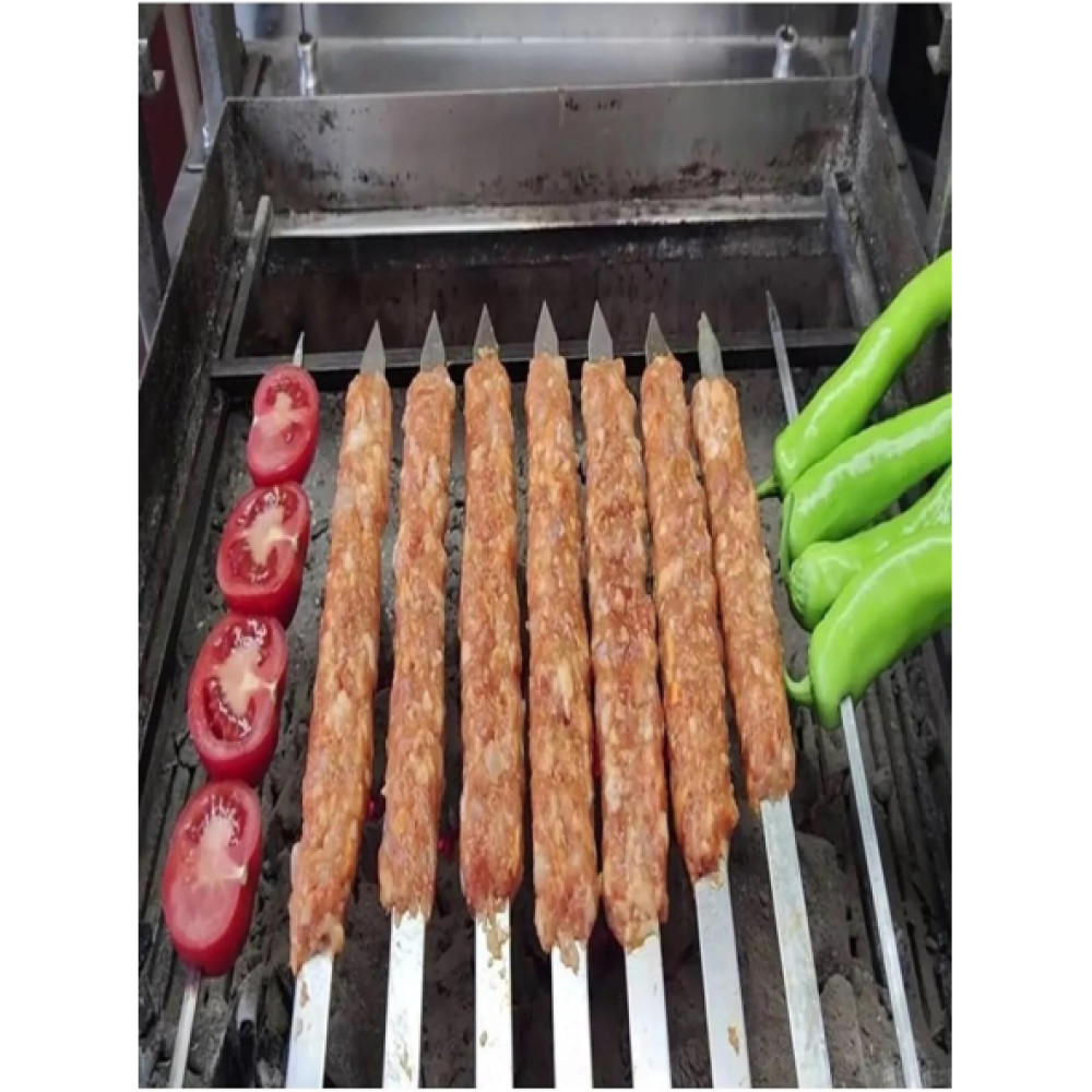 8 Adet Profesyonel Metal Kiyma Sis (Adana-Urfa-Antep Kebap Sısı) Mangal & Barbekü Malzemeleri Fiyatı