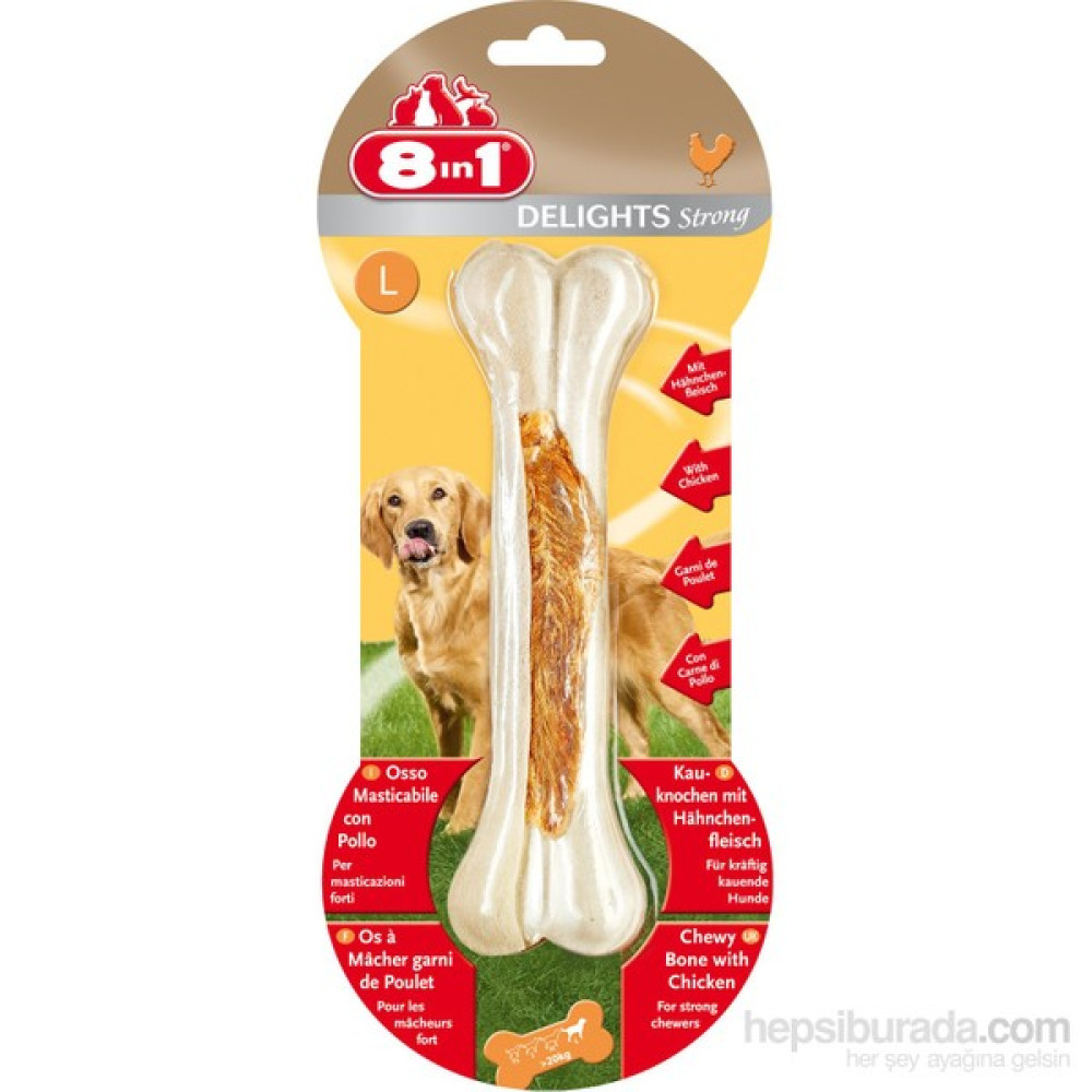 8 IN 1 Delights Bones Köpekler İçin Ağız Bakım Press Kemiği Large Evcil Hayvan Ürünleri Fiyatı