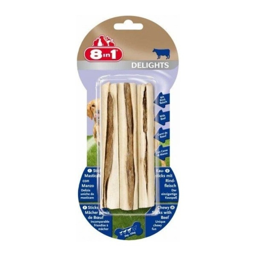 8 In 1 Delights Sticks Biftekli 3´lü Stik Ağız Temizleme Kemiği 75 gr Oto Boyaları Fiyatı