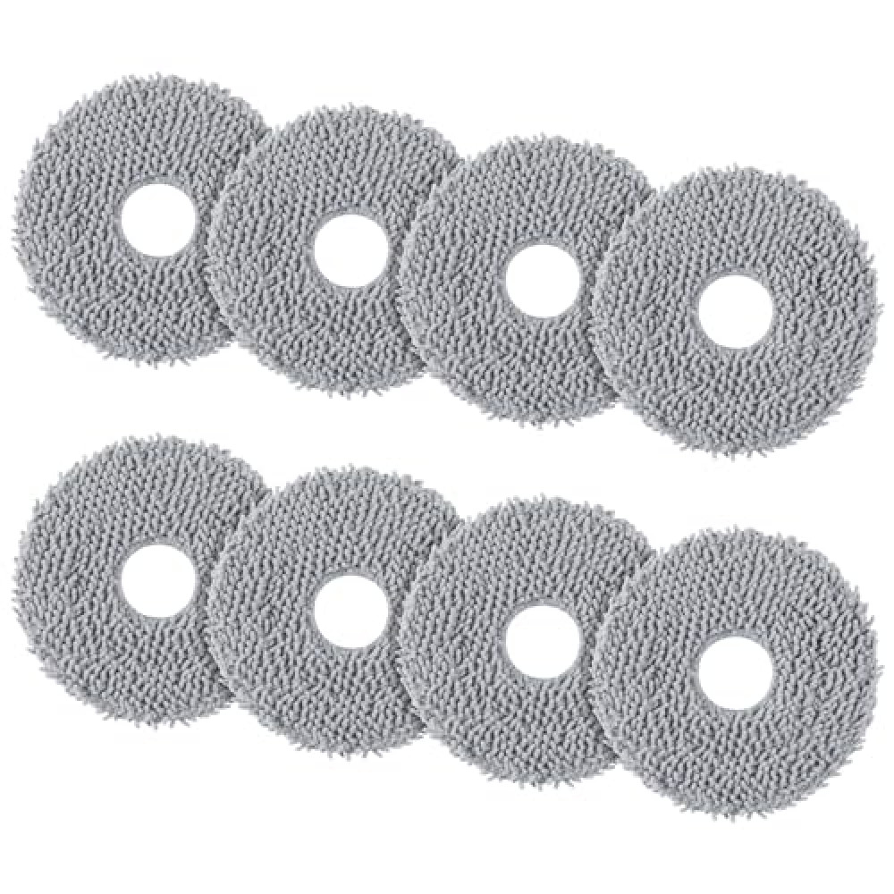 8 Pack Microfiber Mop Cloths for Q Revo/Qrevo S/Qrevo Pro/Qrevo Slim/Qrevo MaxV/Qrevo Master/Qrevo Plus/Qrevo Edge/Qrevo Curv Robot Vacuum Cleaner, Qrevo Pro Mop Pad Replacement Parts Accessories