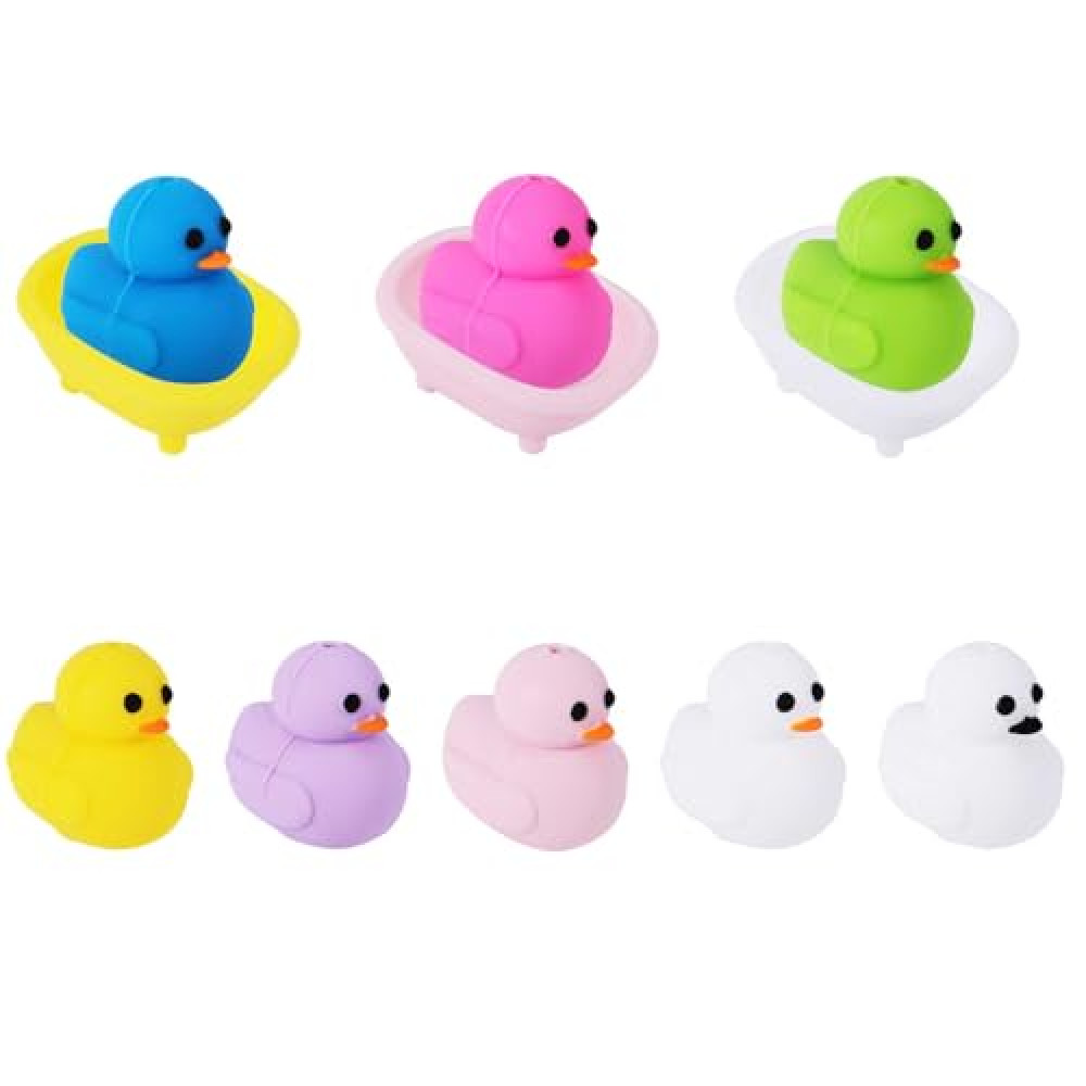 8 Pcs Silicone Knitting Needle Stoppers - Blunt Needle Cover, Cute Topper Plug, Tip Point Protectors, End Cap Decoration Accessories