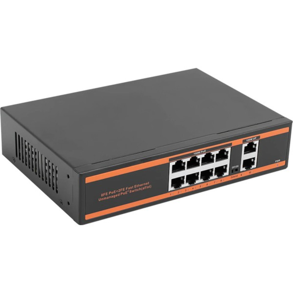 8 Port Poe 2 Uplink Switch - Kamera Poe Switch 250 Metre Hub & Switch Fiyatı