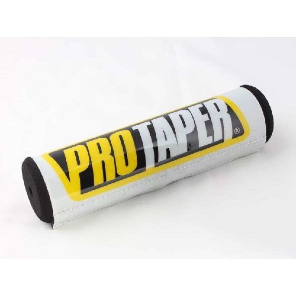 8" Professional Pro Taper Pit Bike Handlebar Crossbar Protection Pads for Dirt Bikes Motorcycles ATVs (Pro Taper White)