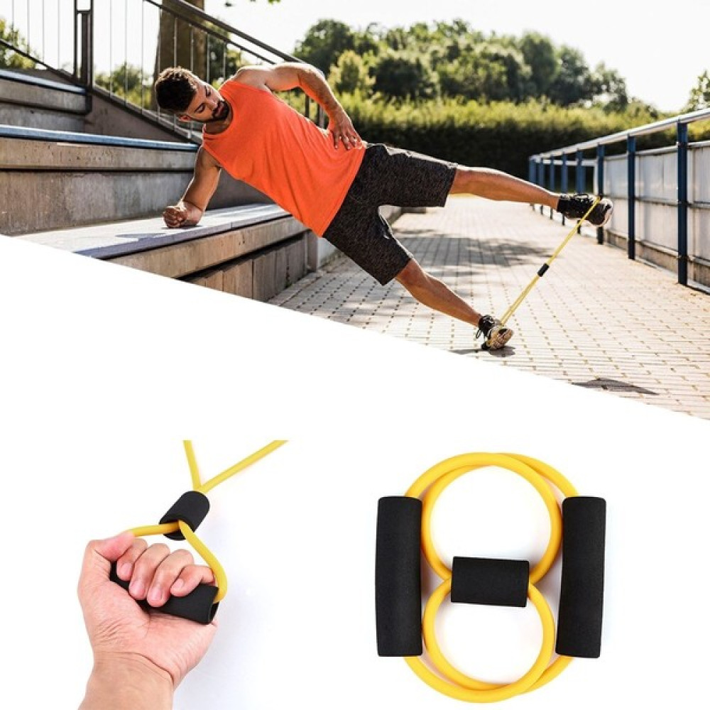 8 Şeklinde Direnç Bandı Yoga Plates ve Vücut Geliştirme Egzersiz Bandı- Çadır Fiyatı