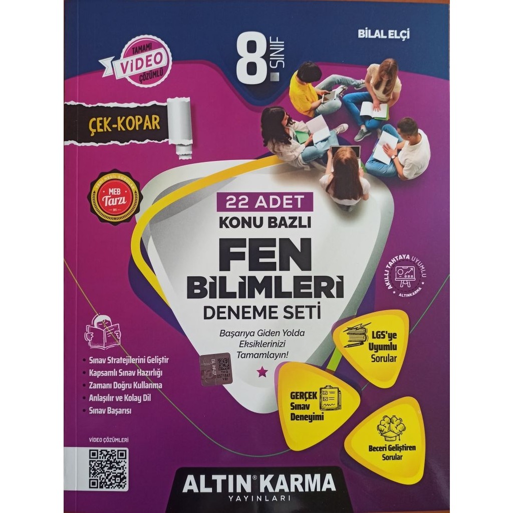8. Sınıf Fen Bilimleri 22 Li Konu Bazlı Deneme Seti Diğer Fiyatı