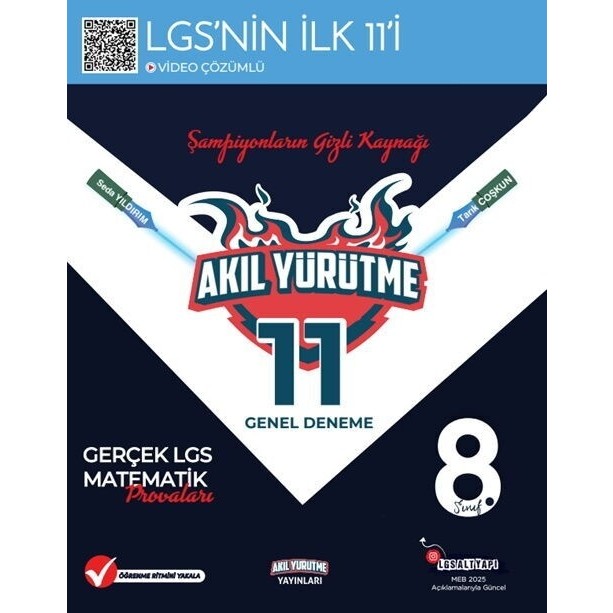 8. Sınıf Lgs Matematik 11 Genel Deneme Akıl Yürütme Yayınları Kaynak Kitapları Fiyatı