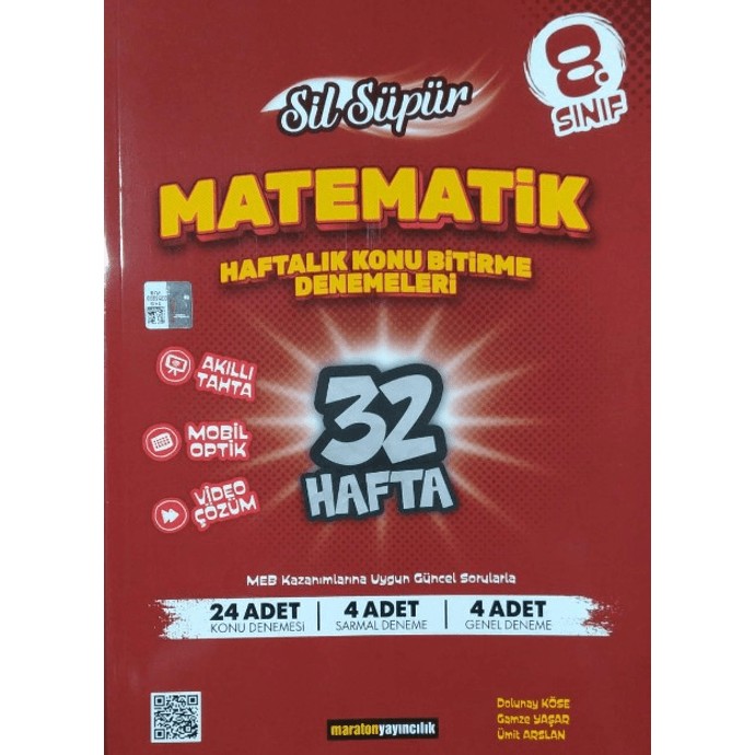 8. Sınıf Matematik Haftalık Konu Bitirme Denemeleri Diğer Fiyatı