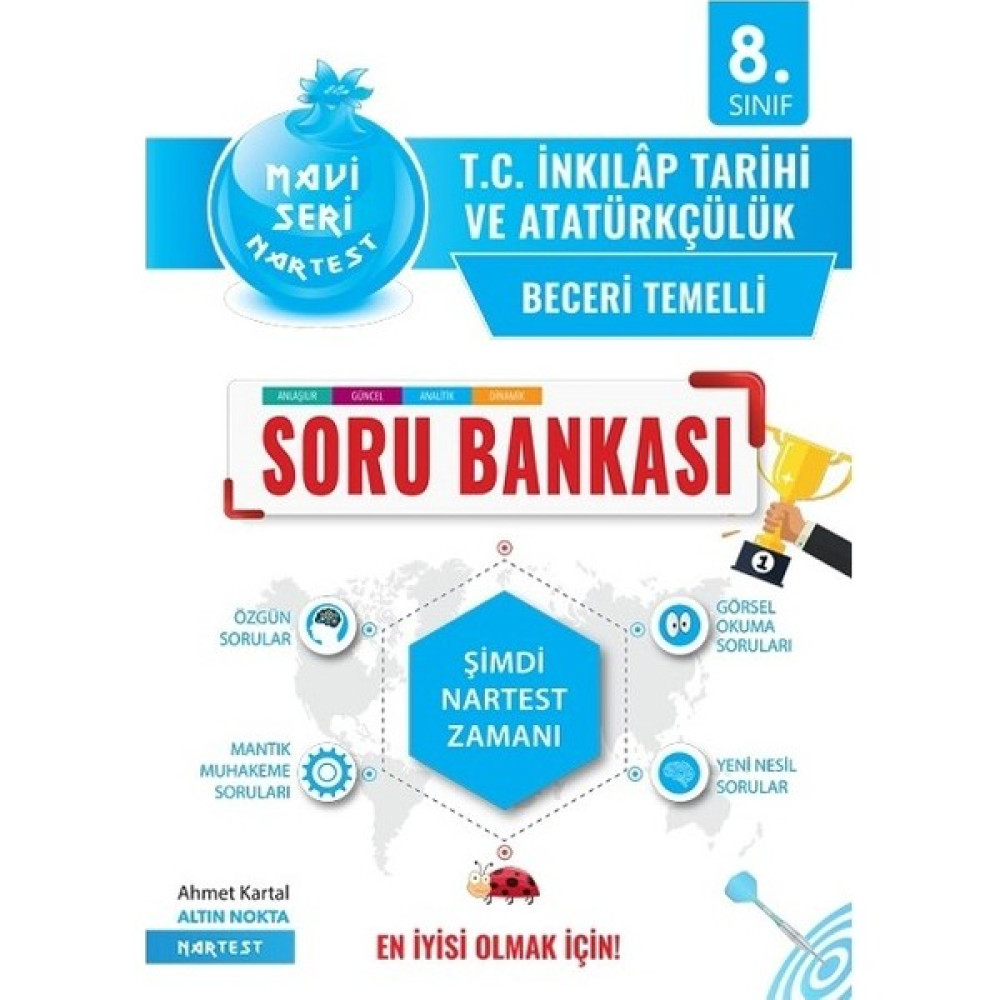 8. Sınıf Mavi T.C. İnkılap Tarihi Ve Atatürkçülük Soru Bankası Türkçe Fiyatı