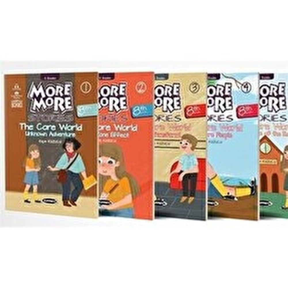 8. Sınıf New More More Stories Ingilizce Hikaye Seti 5 Kitap Kurmay Elt Yayınları Yabancı Dil Roman ve Öyküler Fiyatı
